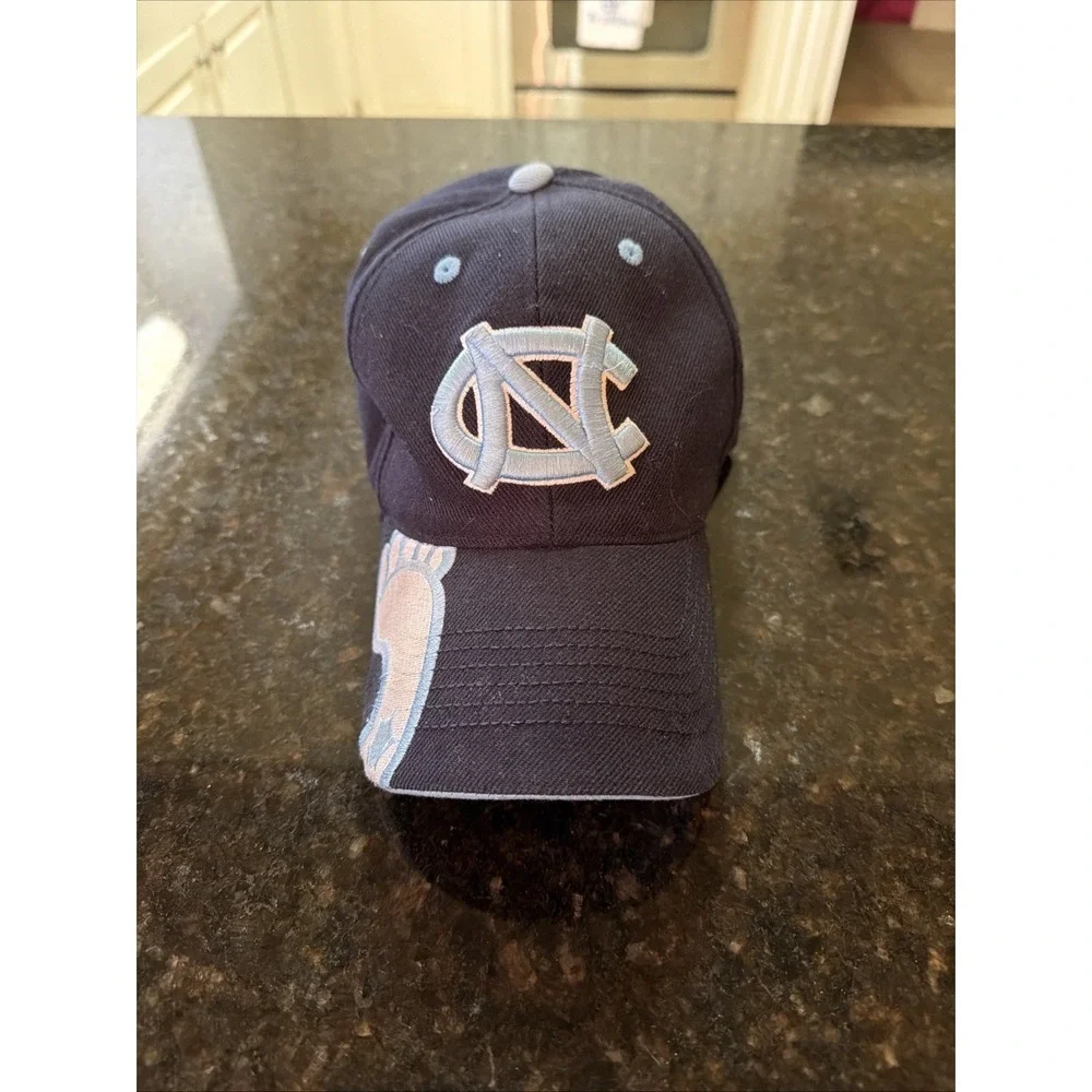 UNC Tar Heels Top Of The‎ World NCAA Hat Foot Navy North Carolina Adjustable Cap